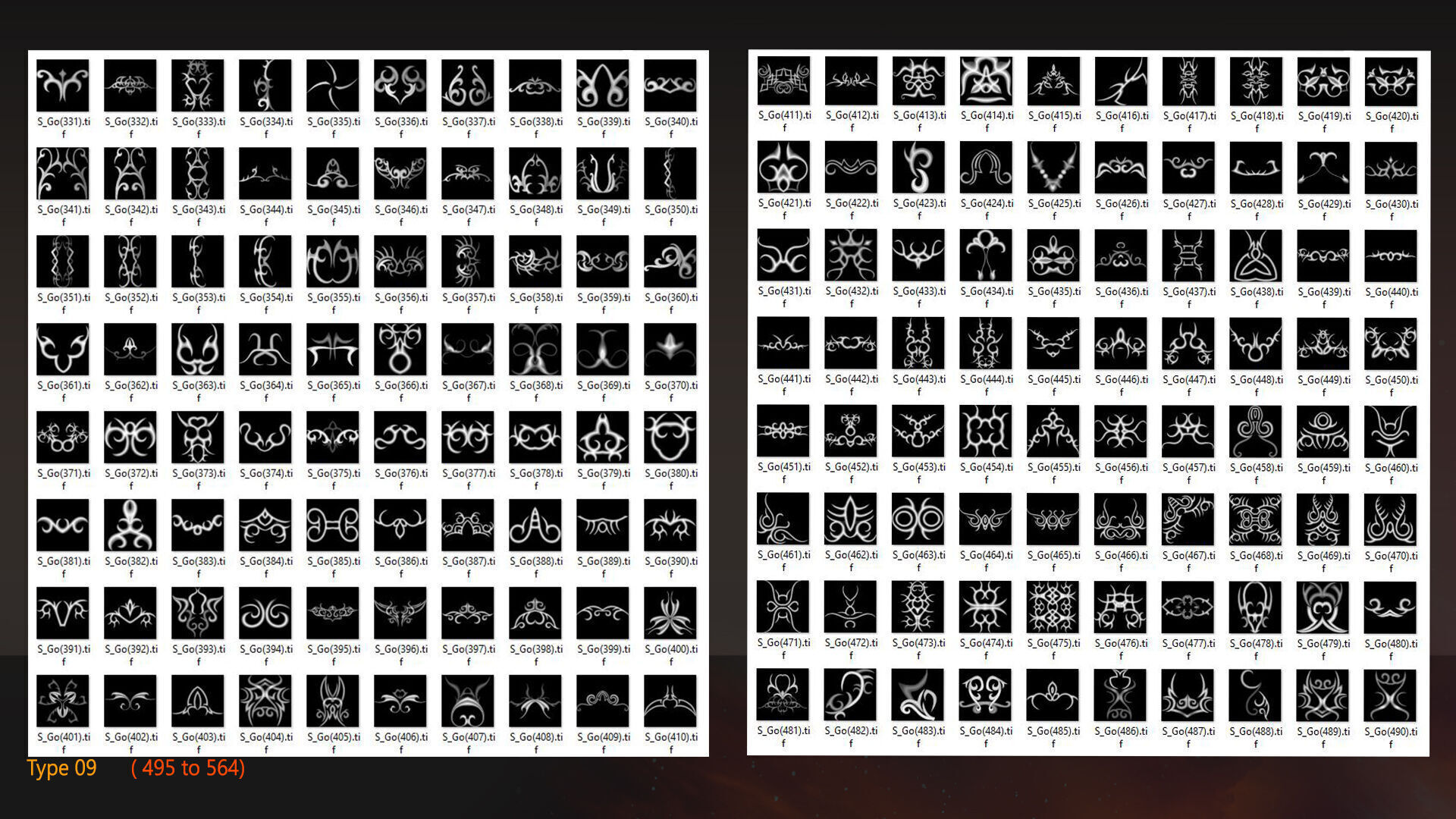 812 Brushes-Architectural Kitbash-Gothic- Imm-Vdm-Alphas Low-poly 3D model_6