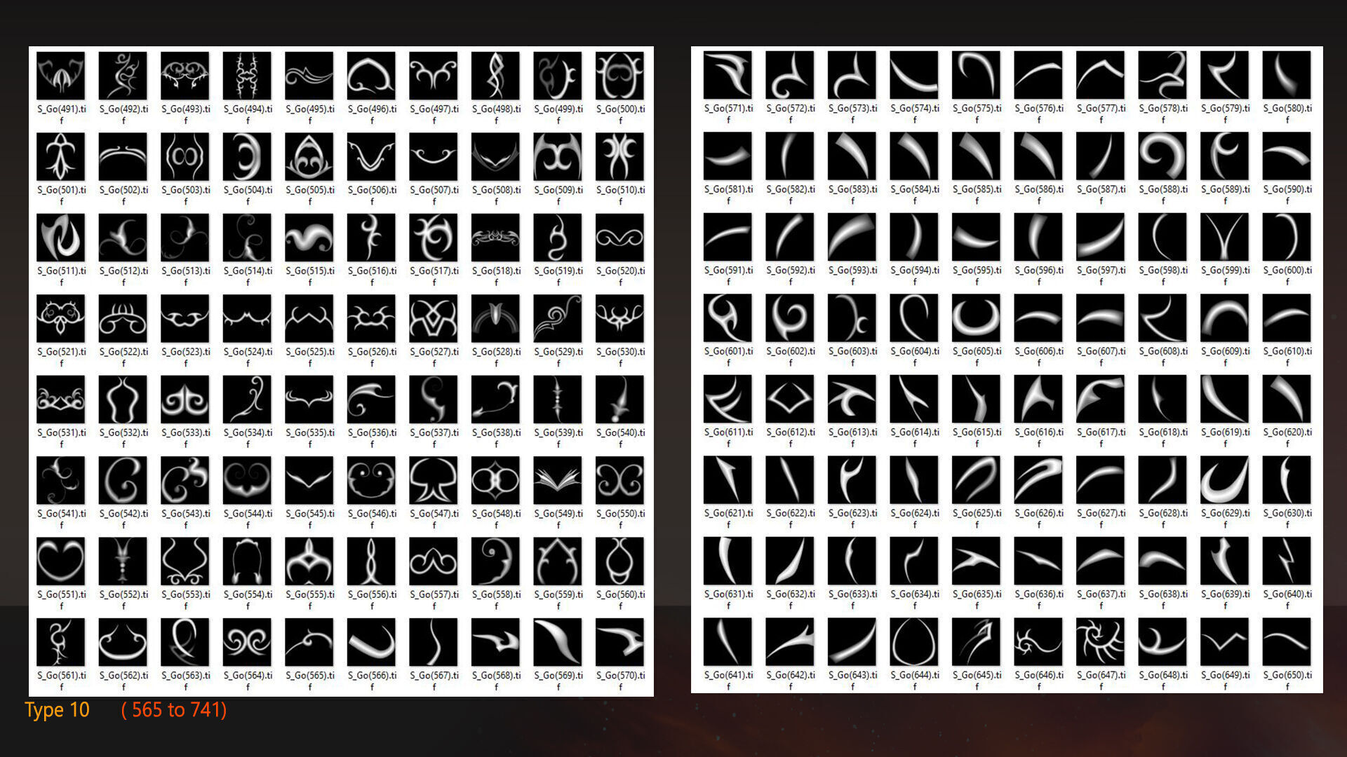 812 Brushes-Architectural Kitbash-Gothic- Imm-Vdm-Alphas Low-poly 3D model_7