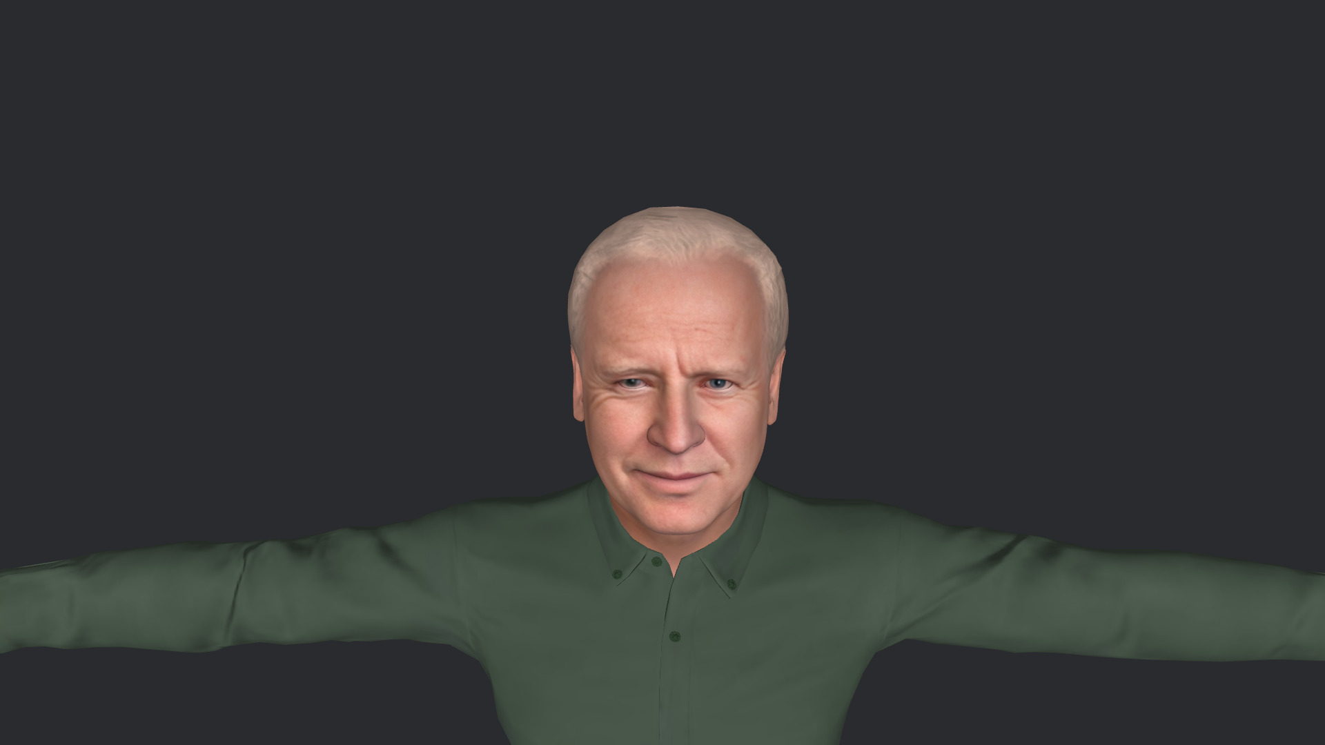 Joe Biden Hyper Realistic Full Body  Rigged 3D Character 3D model_14