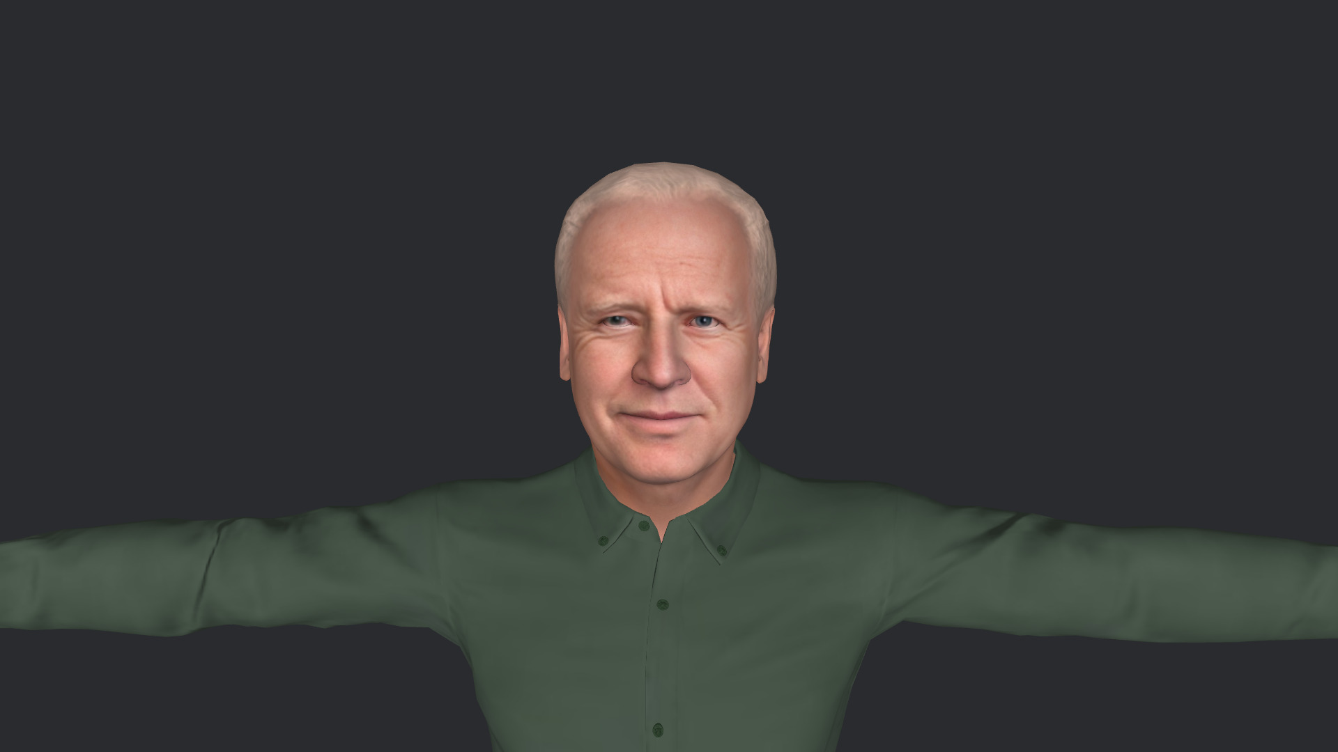 Joe Biden Hyper Realistic Full Body  Rigged 3D Character 3D model_15