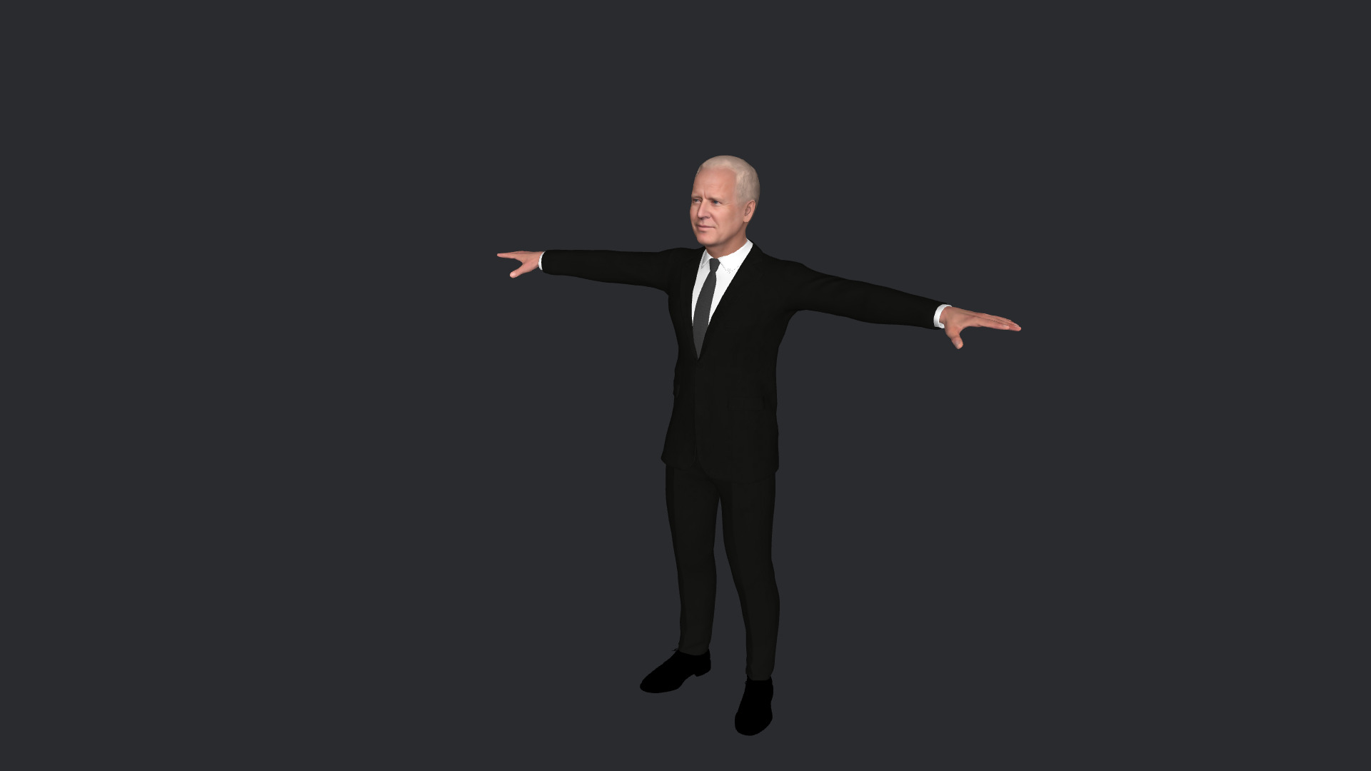 Joe Biden Hyper Realistic Full Body  Rigged 3D Character 3D model_12