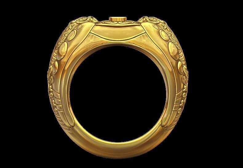 Ornament ring 4 3D print model_7