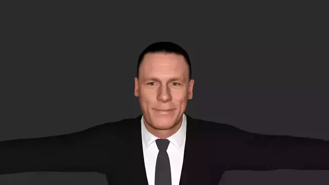 John Cena Hyper Realistic Full Body  Rigged 3D Character