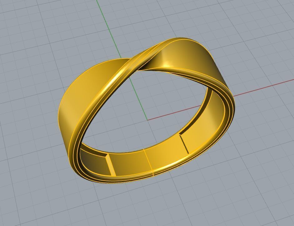 Twist Ring 3D print model_3