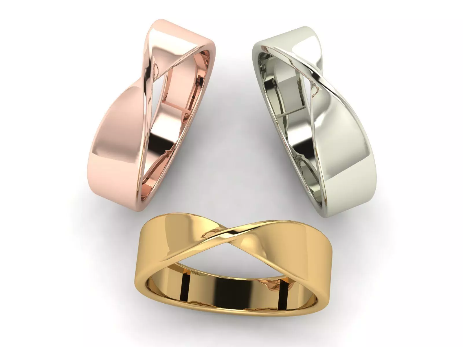 Twist Ring 3D print model_0