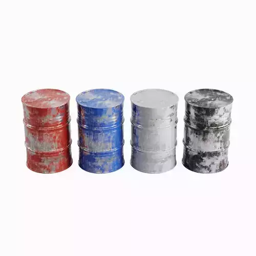 Painted Steel Barrel Set 