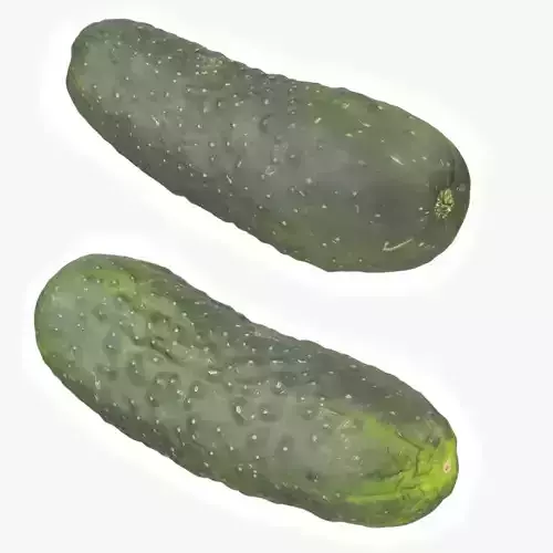 Cucumber Low-poly 3D model