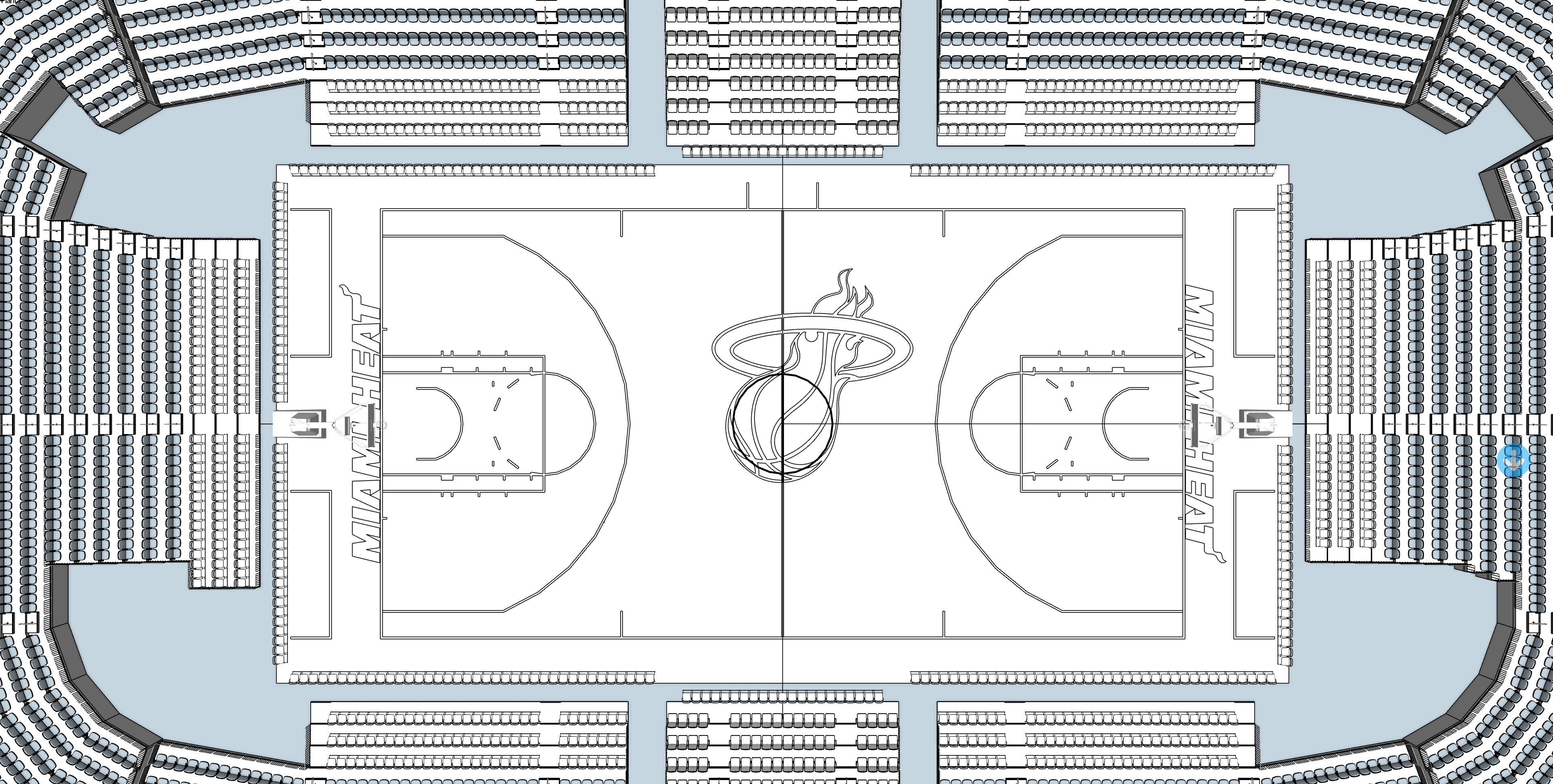 Kaseya Center 3D model_9