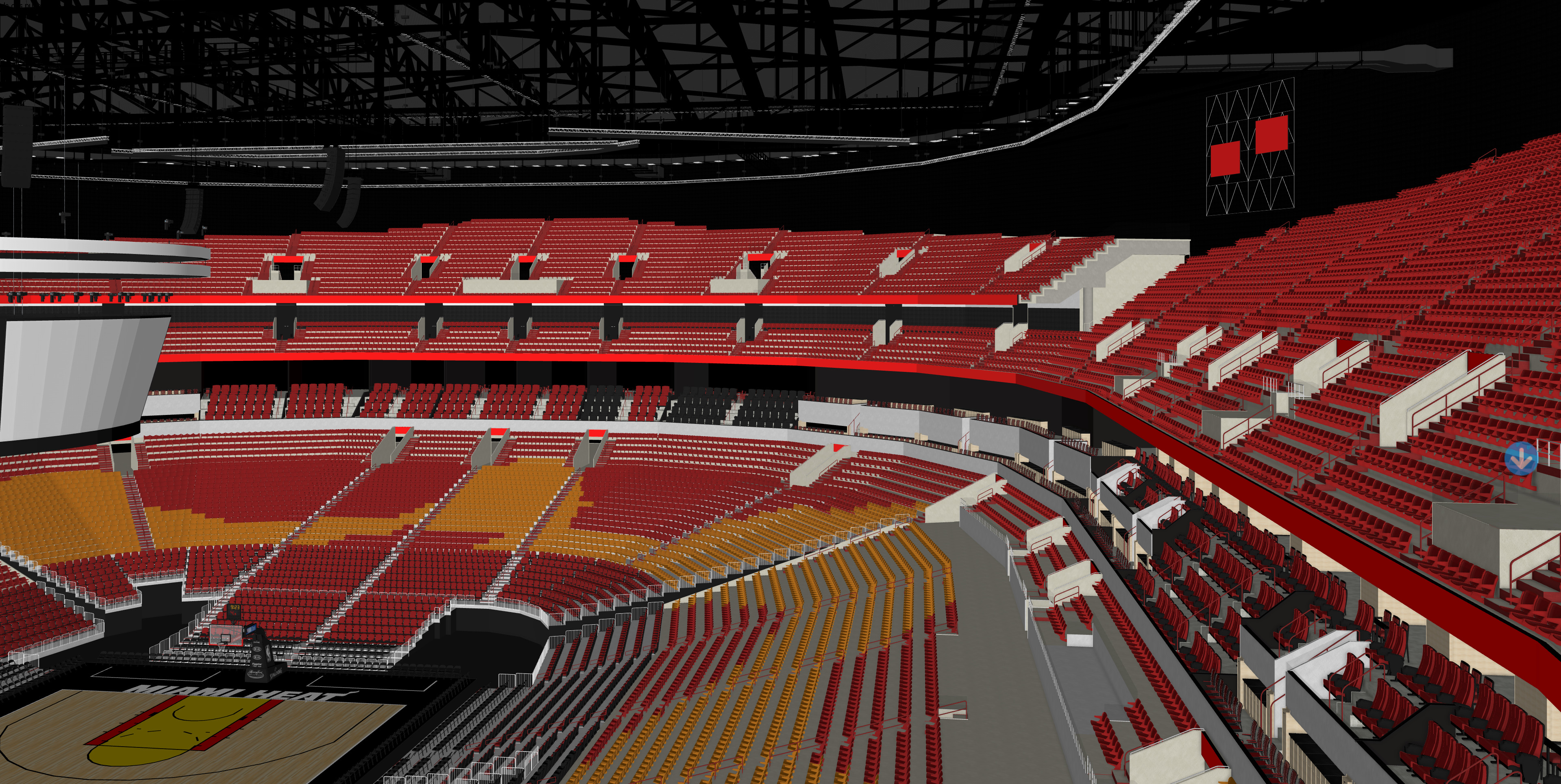 Kaseya Center 3D model_6