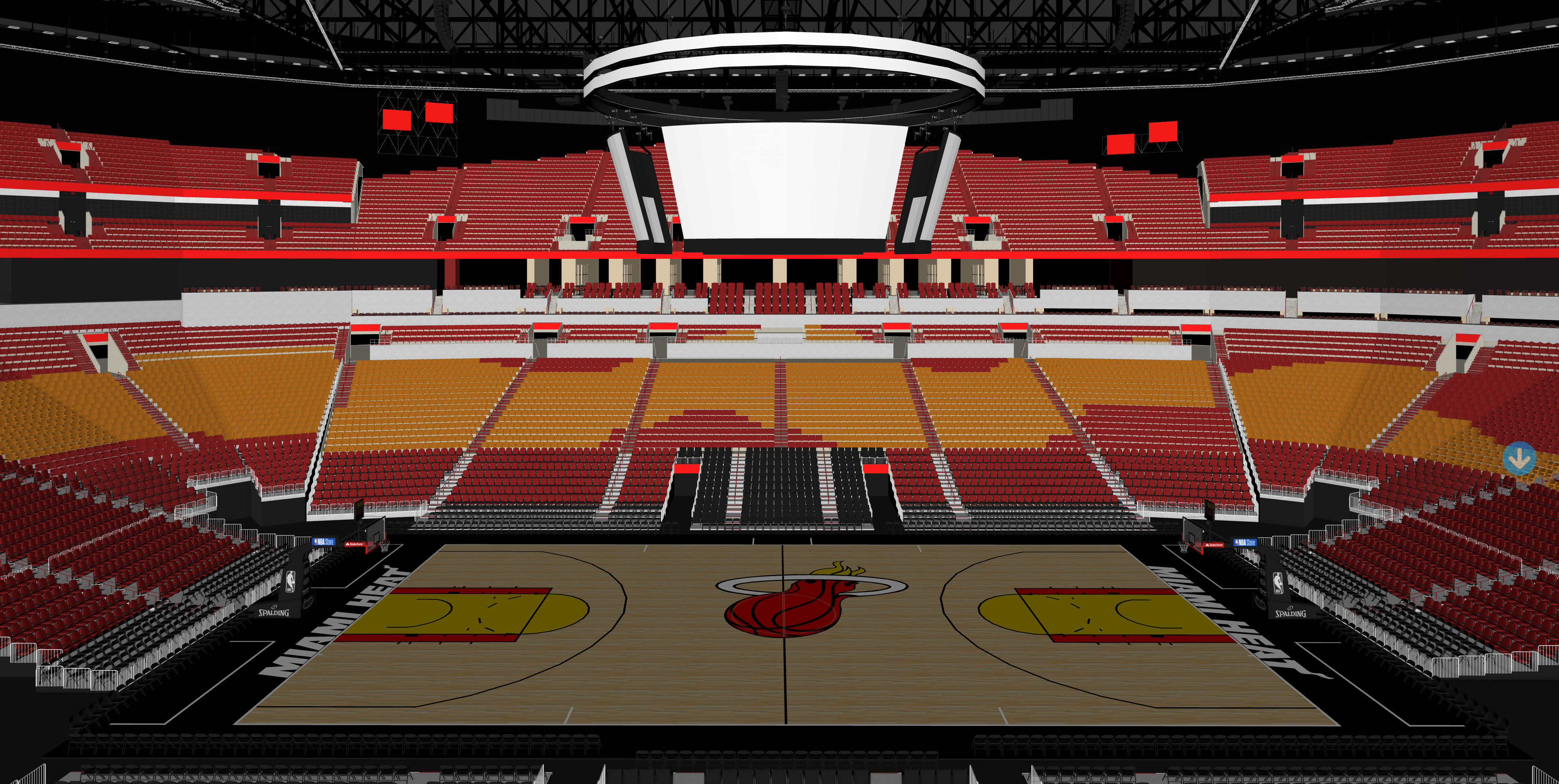 Kaseya Center 3D model_2