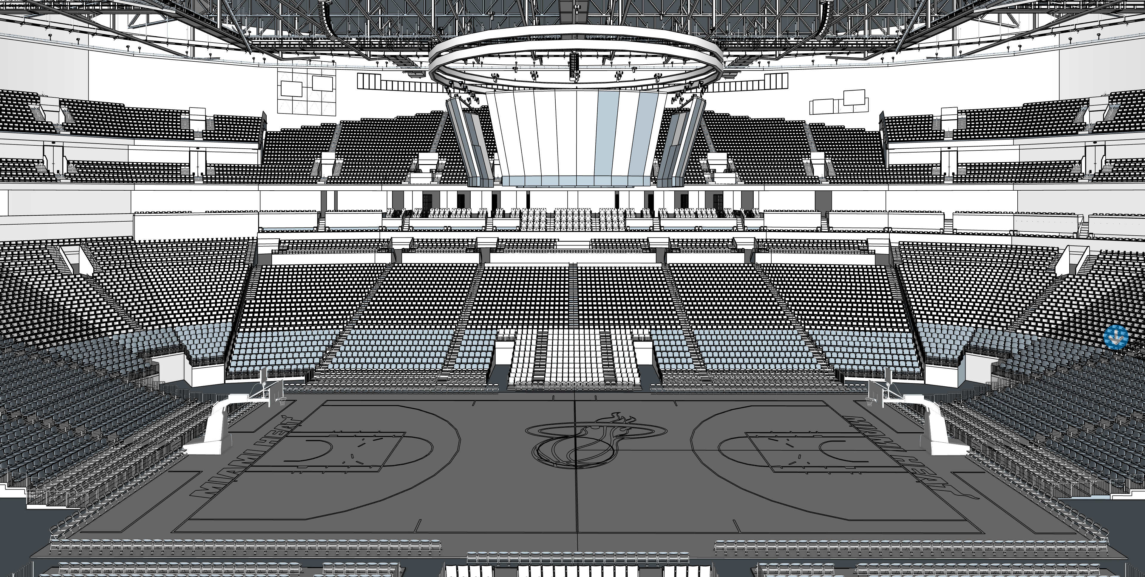 Kaseya Center 3D model_3