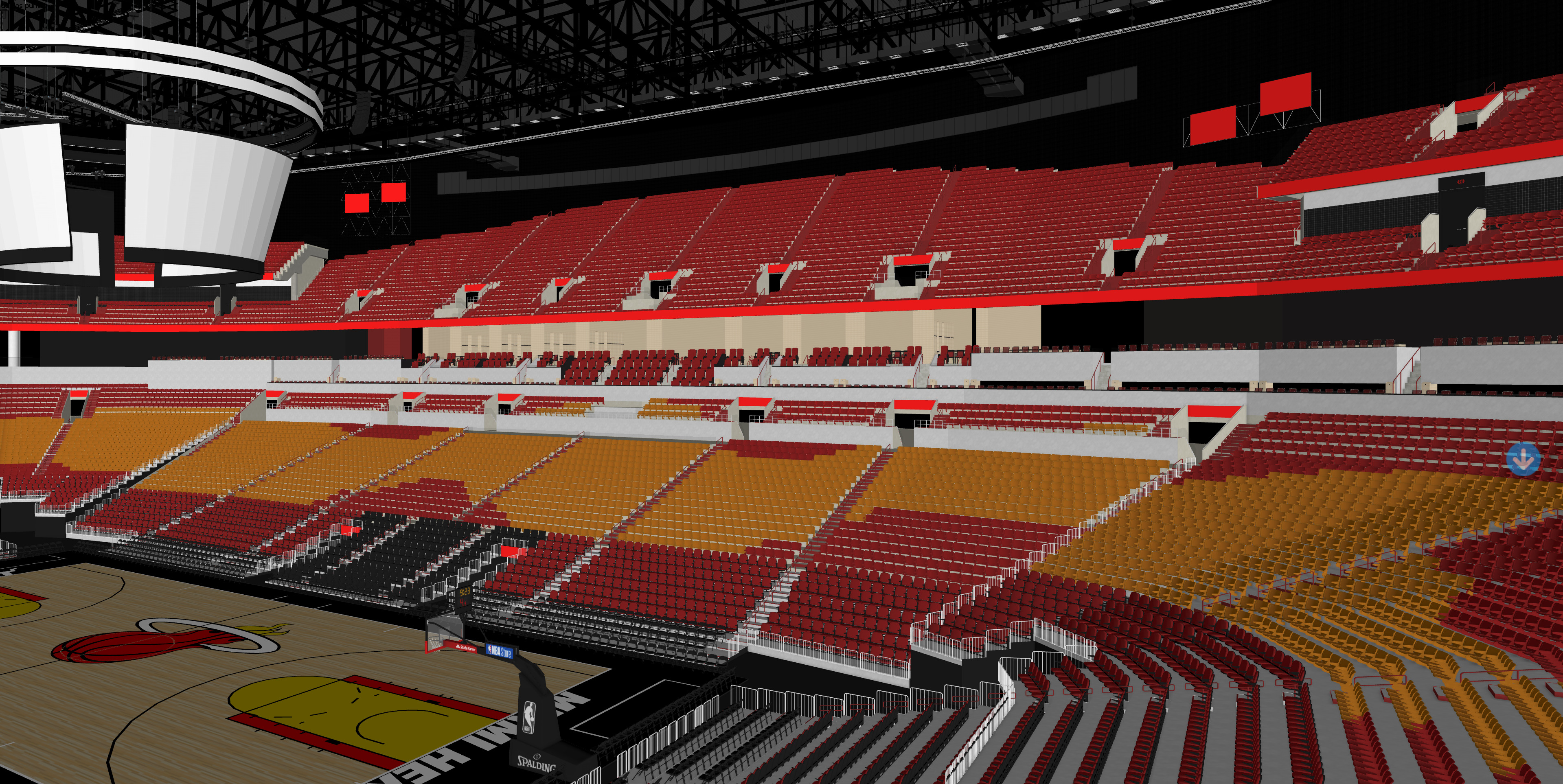 Kaseya Center 3D model_4