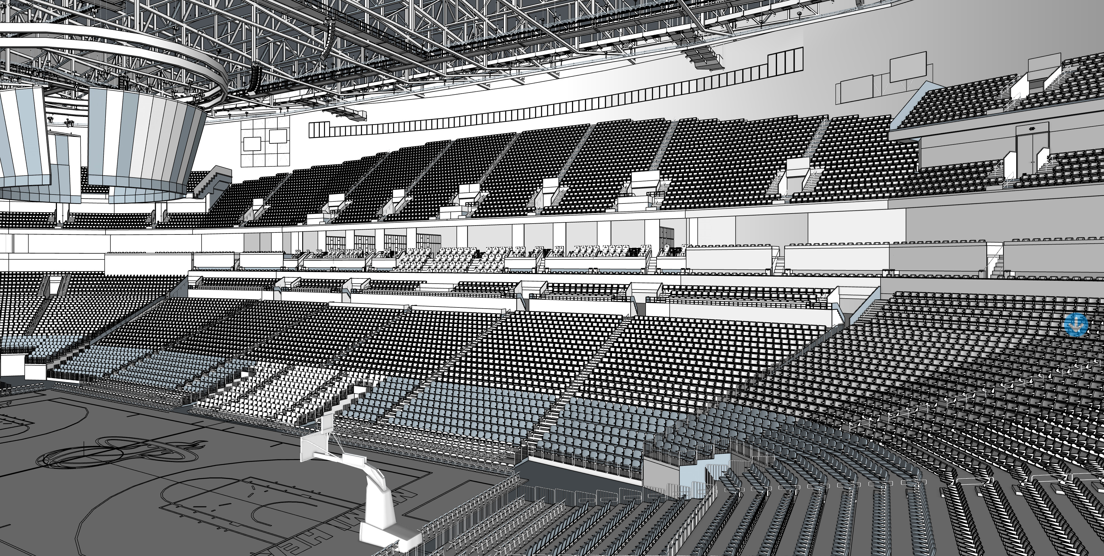 Kaseya Center 3D model_5