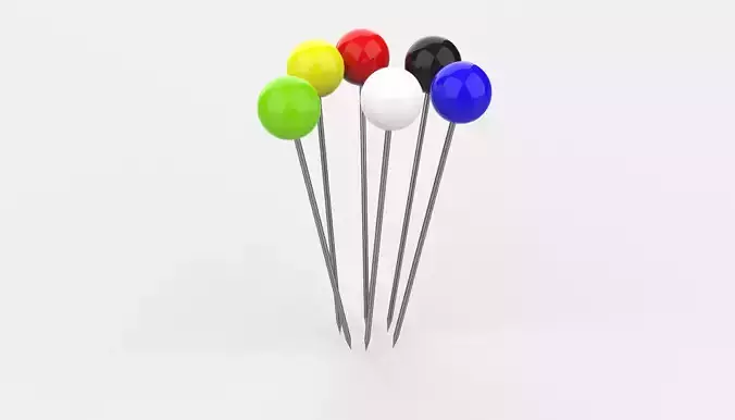 Sewing Pin 3D model