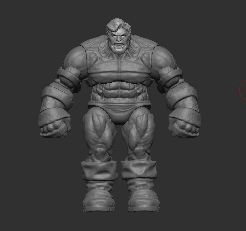 Marvel select Juggernaut- 3d scanned toy for educational purpose 3D print model_2