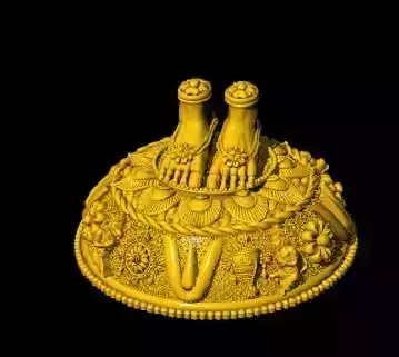 Lord Balaji Charan Paduka 3D Model 3D print model