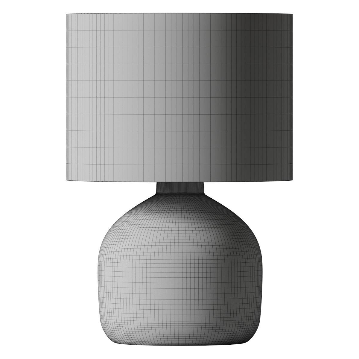 CB2 - Largo speckled white ceramic 3D model_1