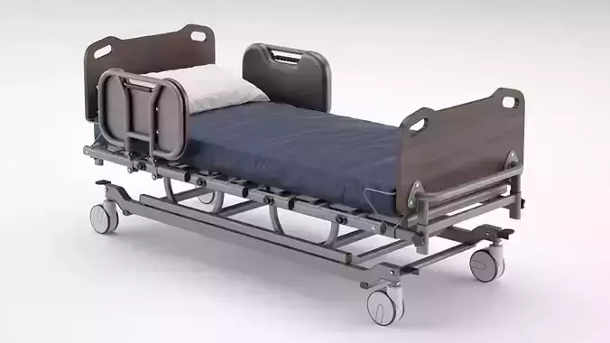 Hospital Ambulance Bed 3D model