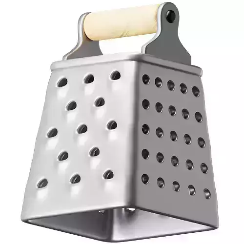 Grater Mid Poly Model Low-poly 3D model