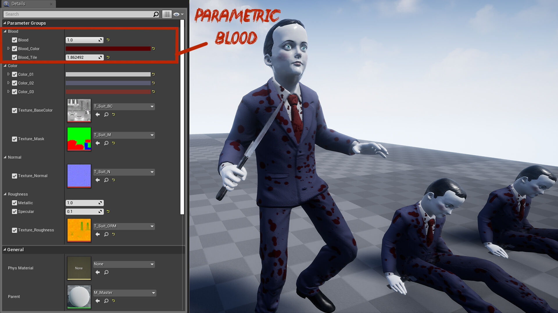 Evil Doll - Rigged and Animated Low-poly 3D model_10