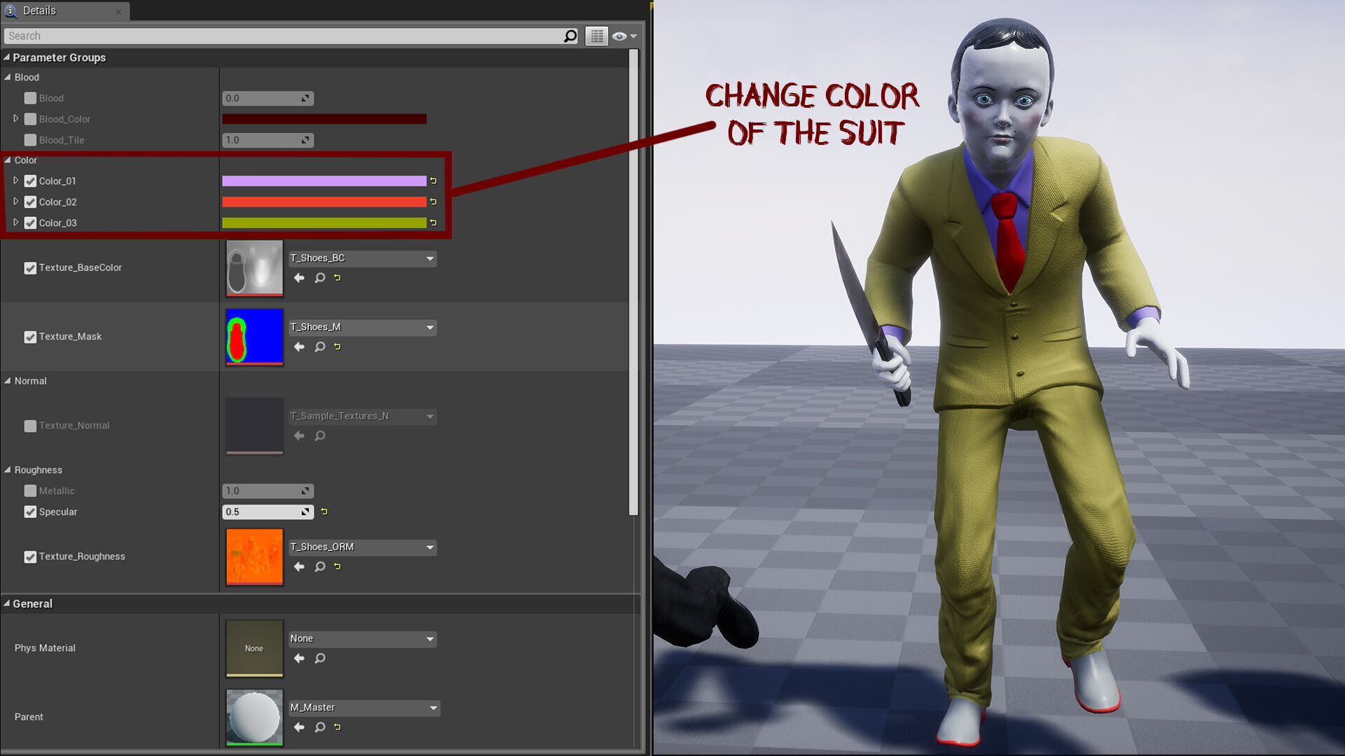 Evil Doll - Rigged and Animated Low-poly 3D model_7