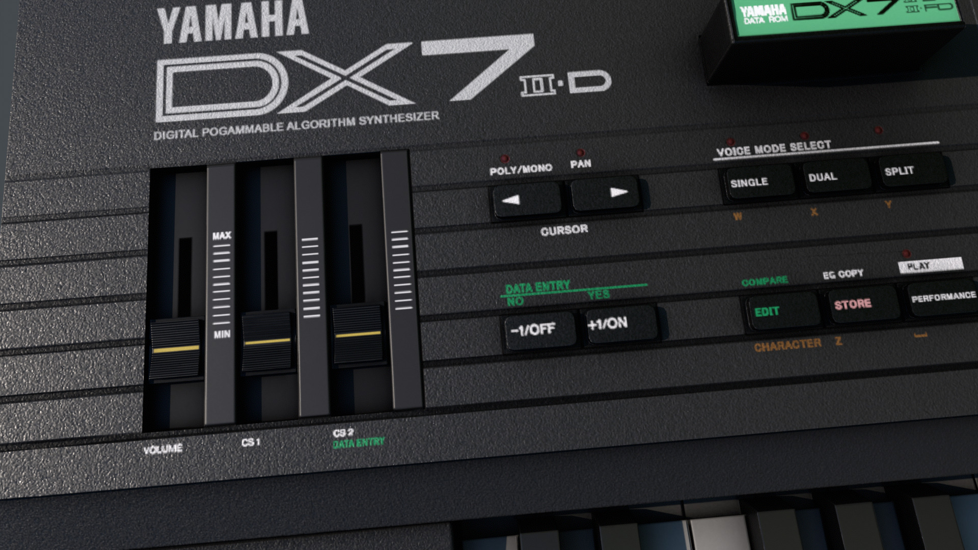 3D model Yamaha DX7 VR / AR / low-poly | CGTrader