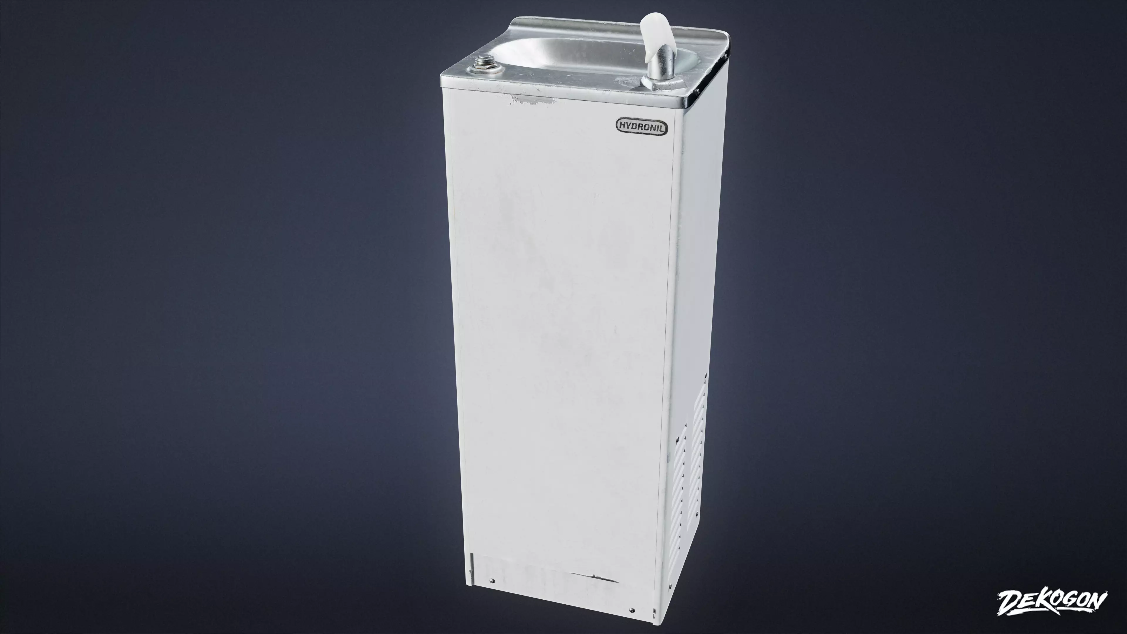 SUBURBS - Water Fountain 01 - LOW POLY AND NANITE Low-poly 3D model