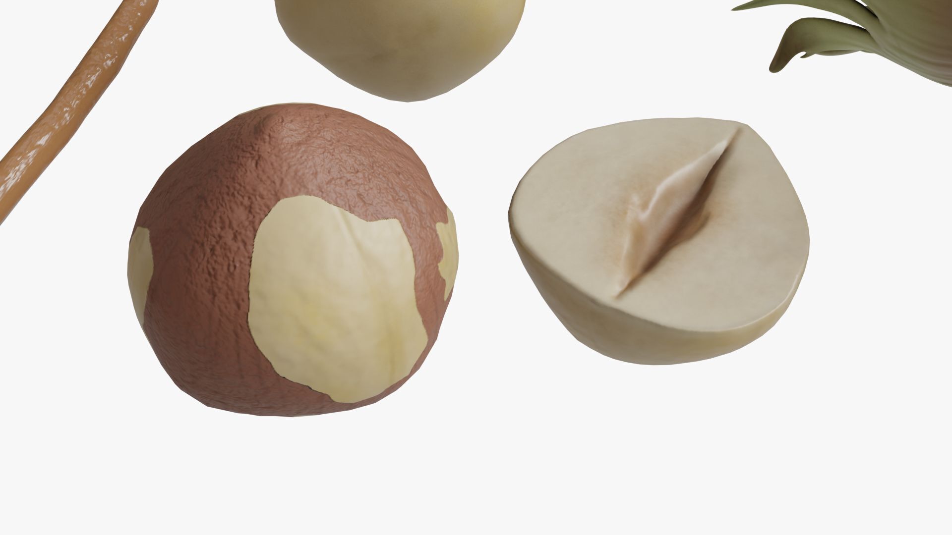 Hazelnuts 3D model_7