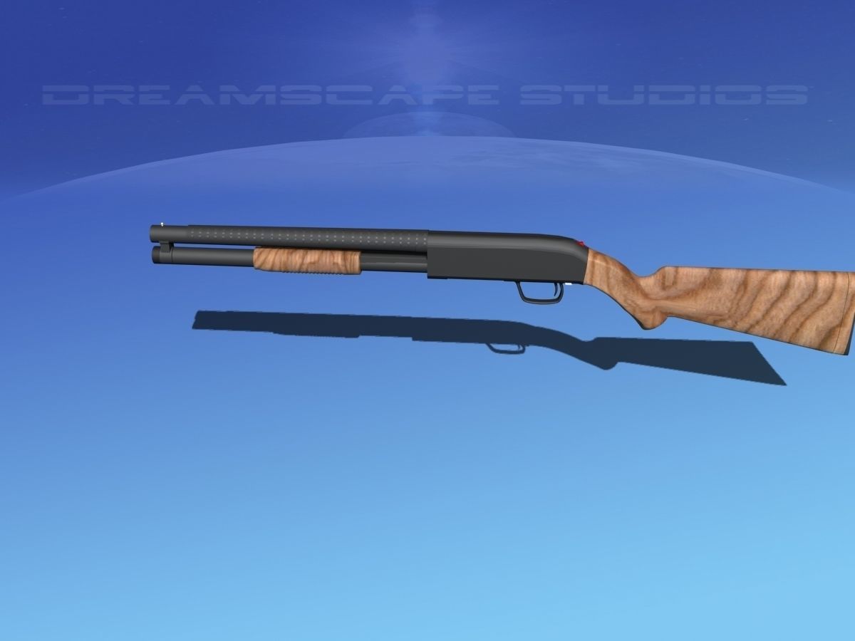 Tactical 12 Gauge Shotgun Woodstock 3D model_9