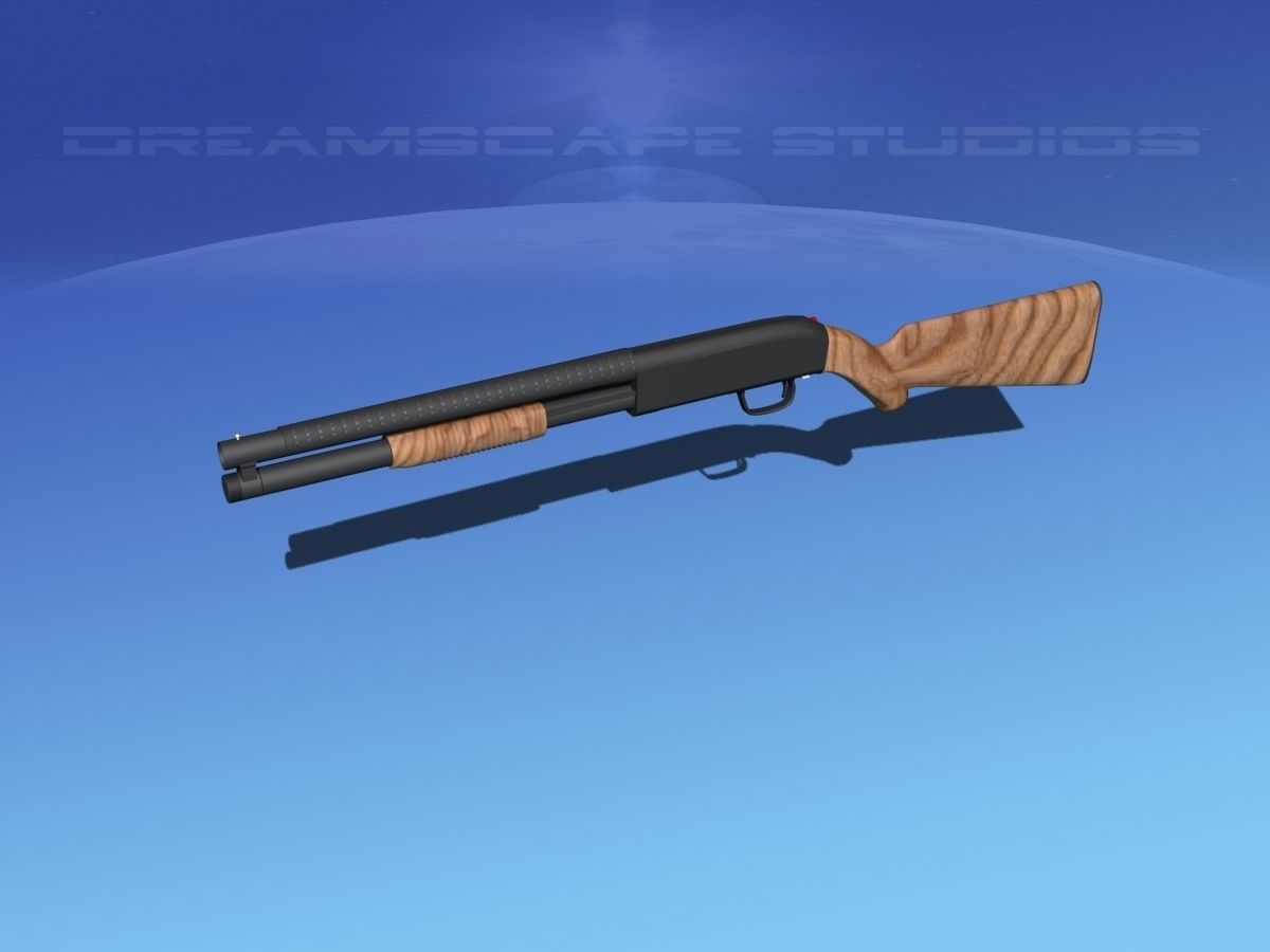 Tactical 12 Gauge Shotgun Woodstock 3D model_10