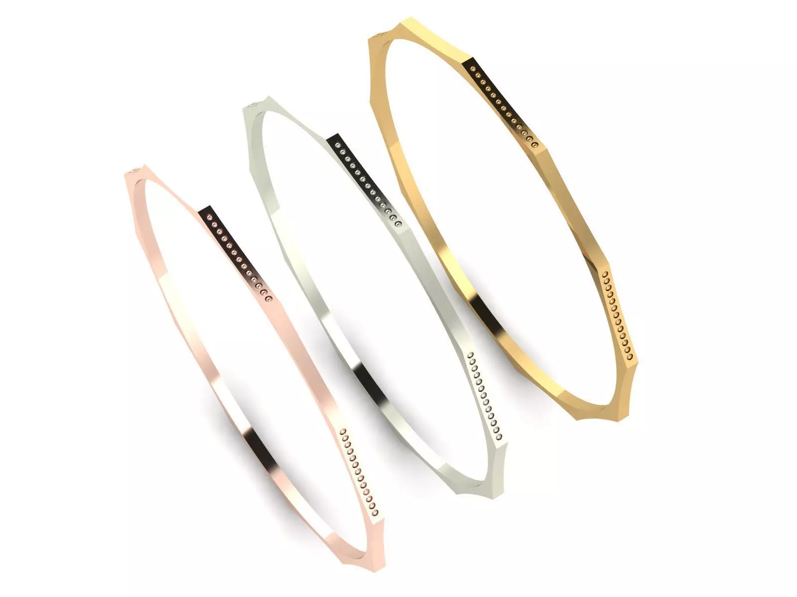 Bangle Bracelet 3D print model_0