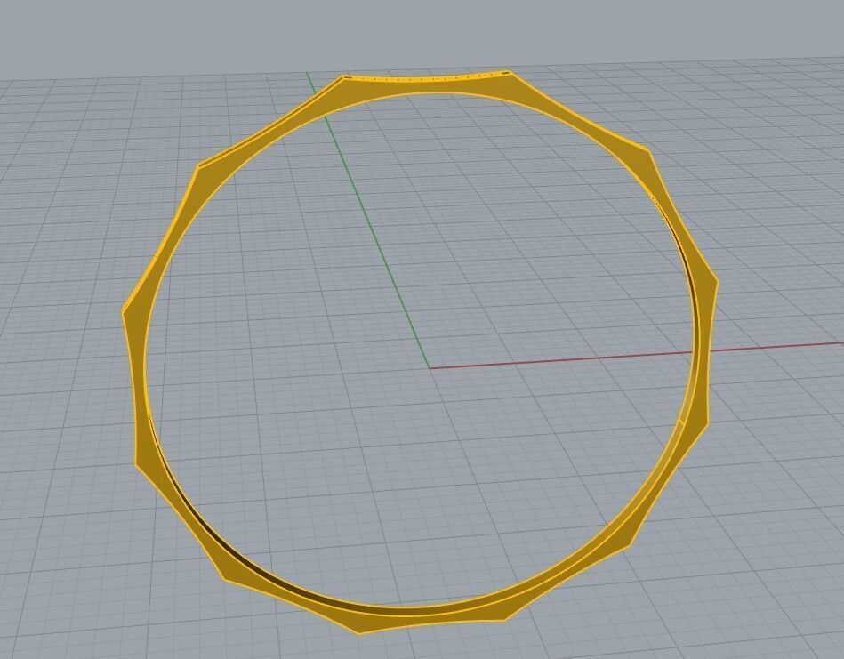Bangle Bracelet 3D print model_3