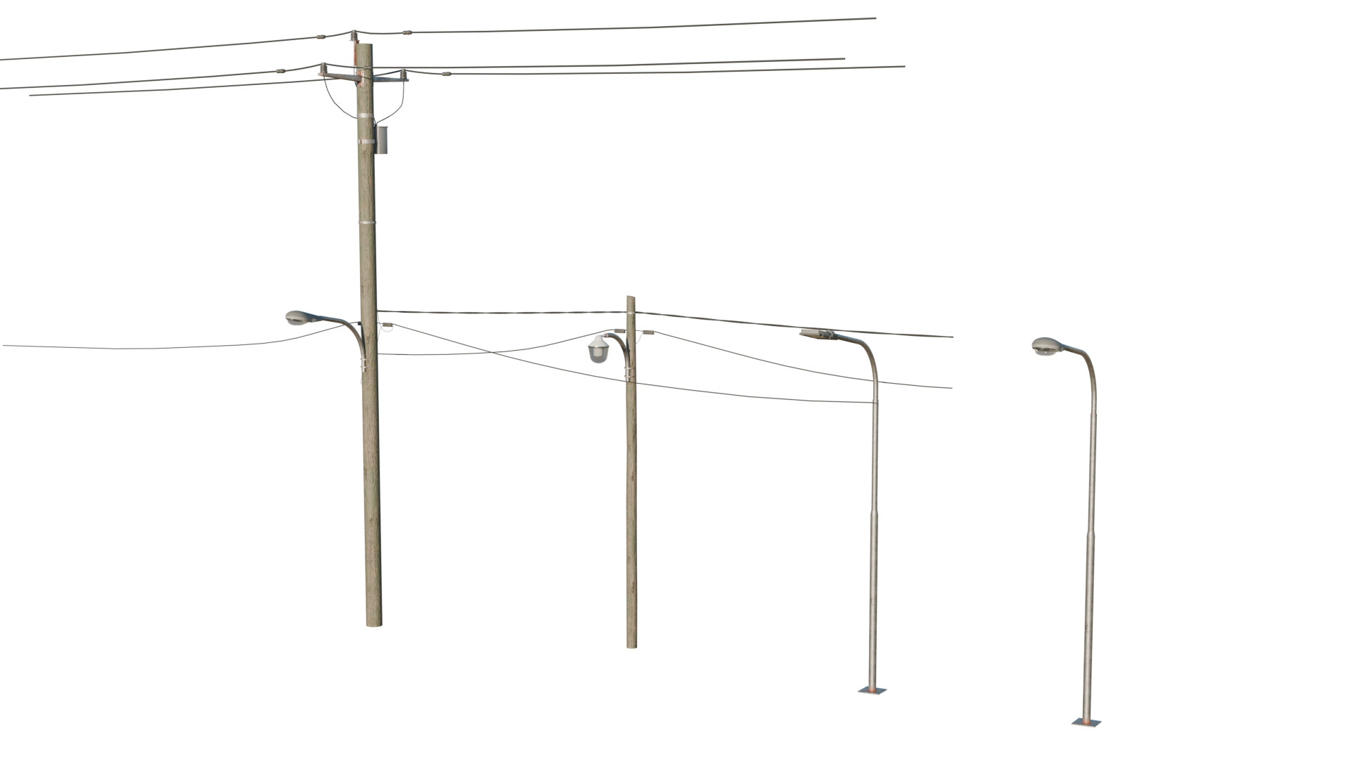 Street Light 3D model_1