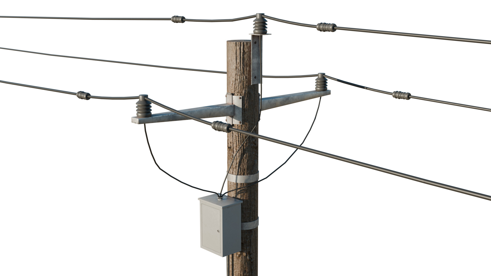 Street Light 3D model_2