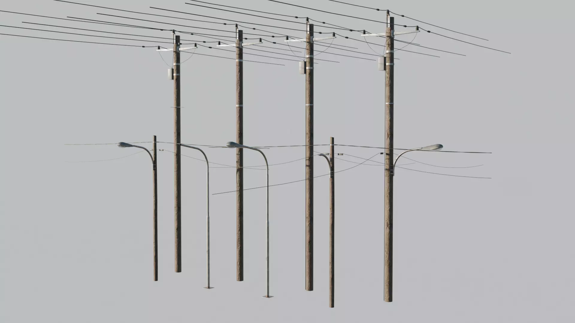 Street Light 3D model_0