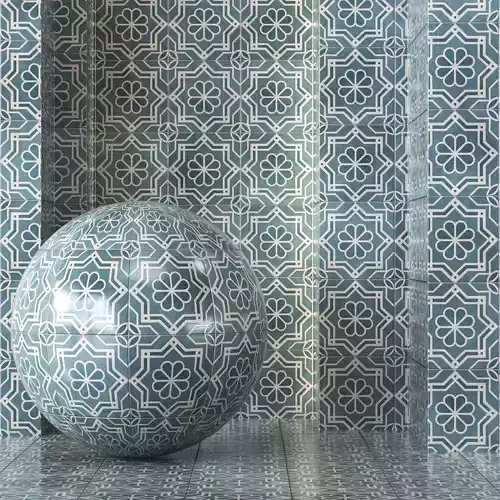 moroccan Tile Texture 4K - Seamless