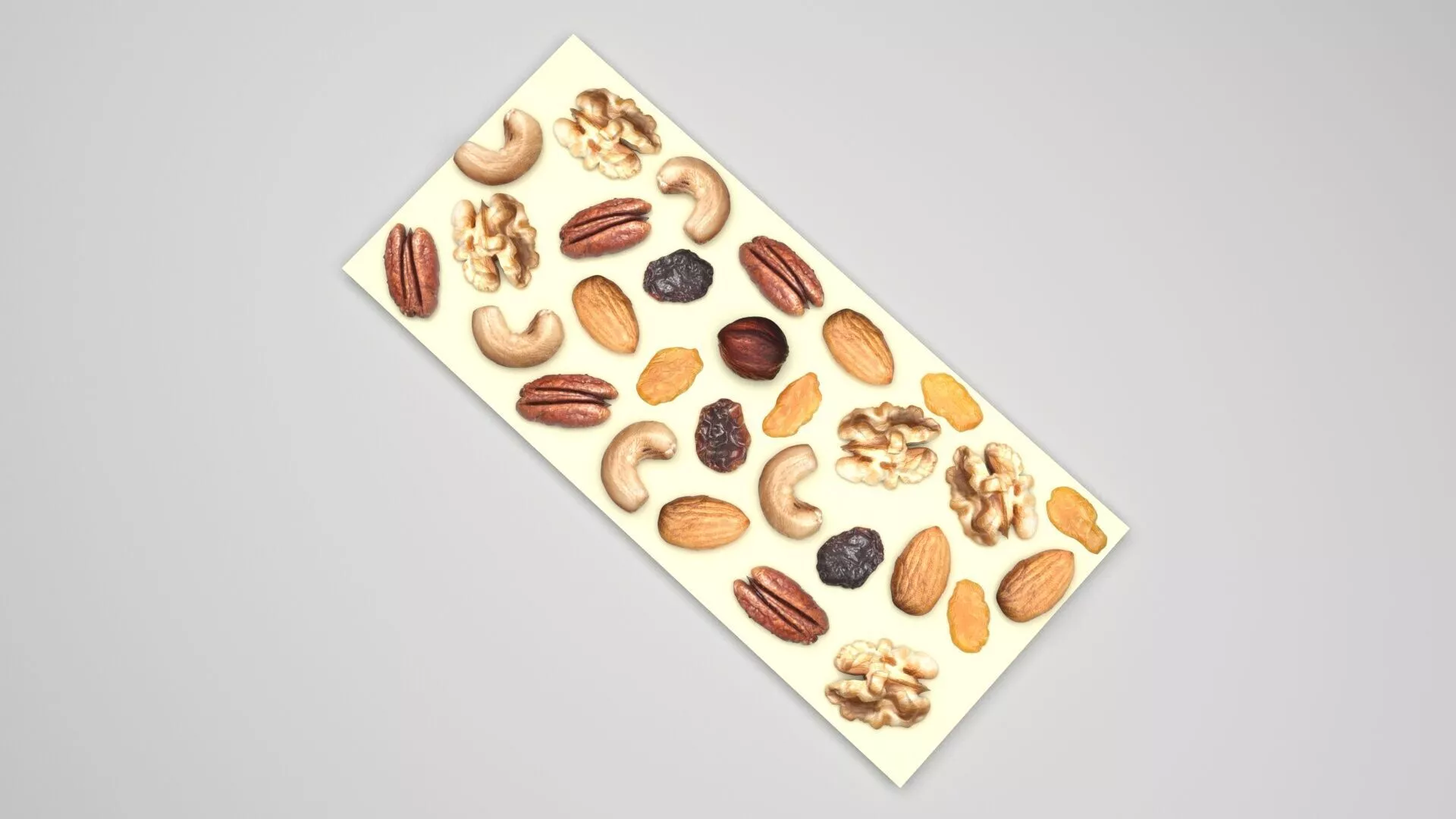 Chocolate With Nuts 3D model