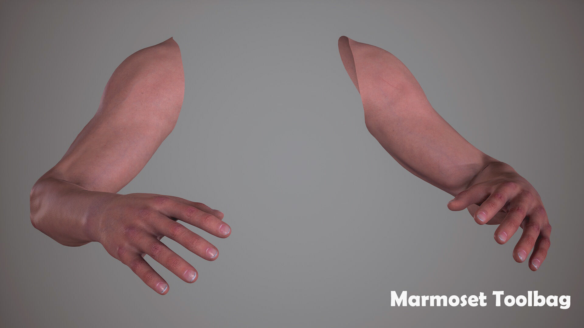 FPS Arms Pack 01b Low-poly 3D model_24