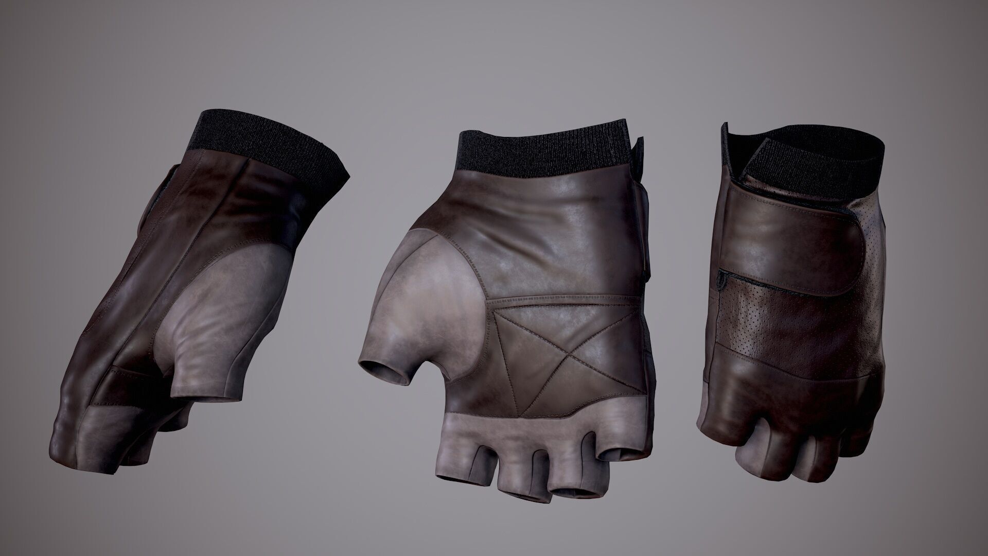 FPS Arms Pack 01b Low-poly 3D model_26