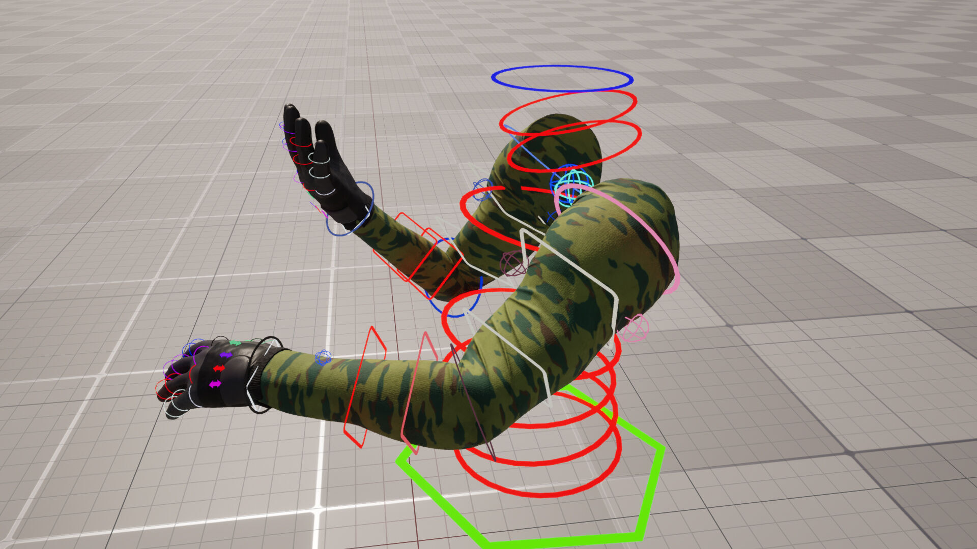 FPS Arms Pack 01b Low-poly 3D model_31