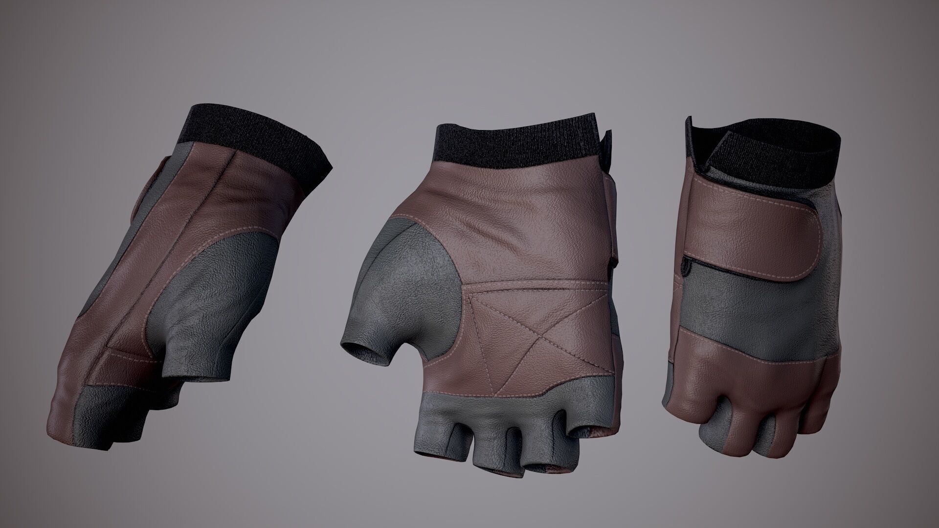 FPS Arms Pack 01b Low-poly 3D model_27