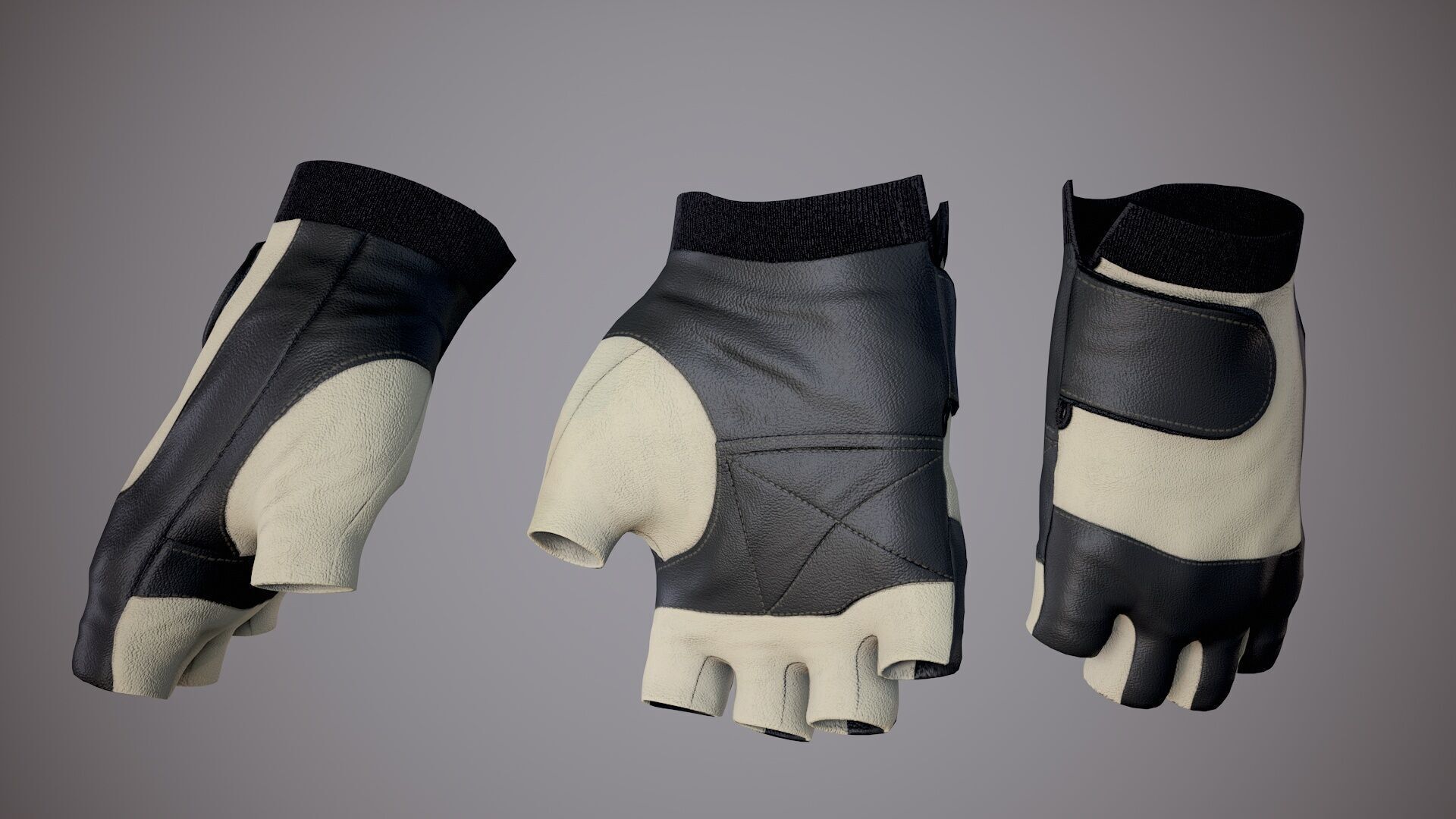 FPS Arms Pack 01b Low-poly 3D model_19