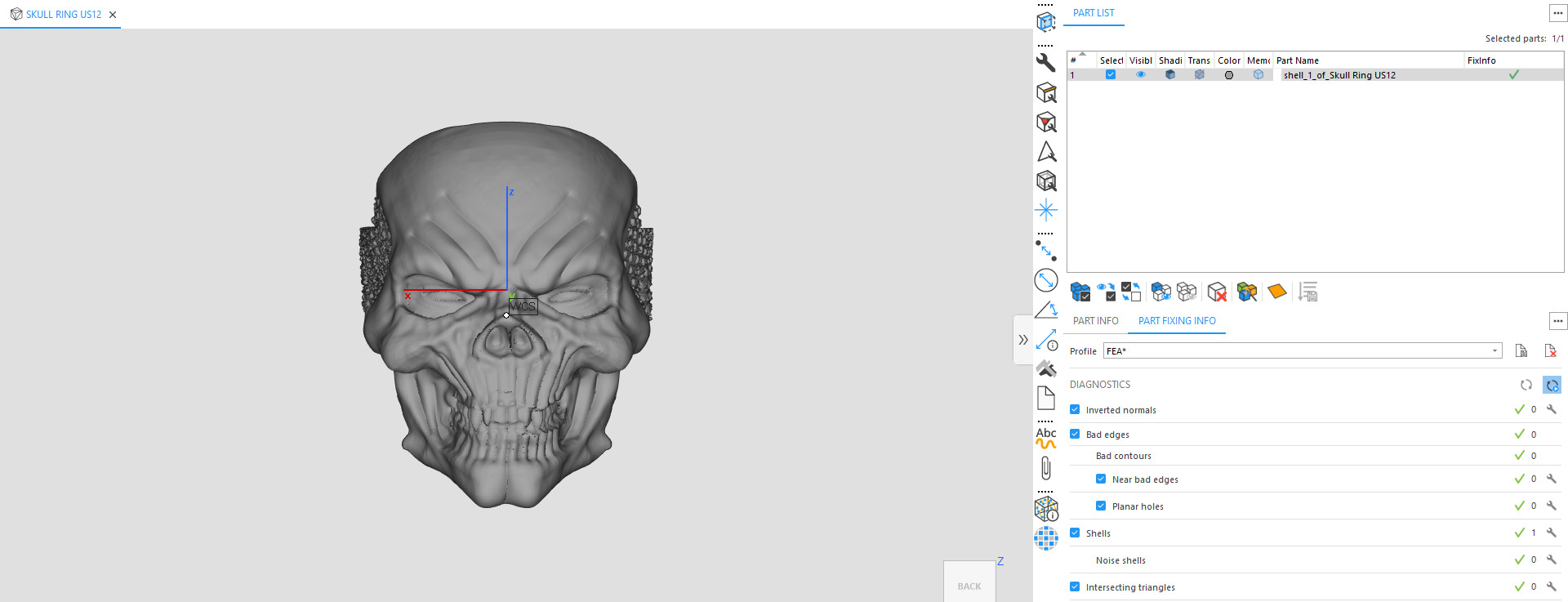 Skull Ring - Rider Ring - Silver Ring - Skeleton Ring 3D print model_2