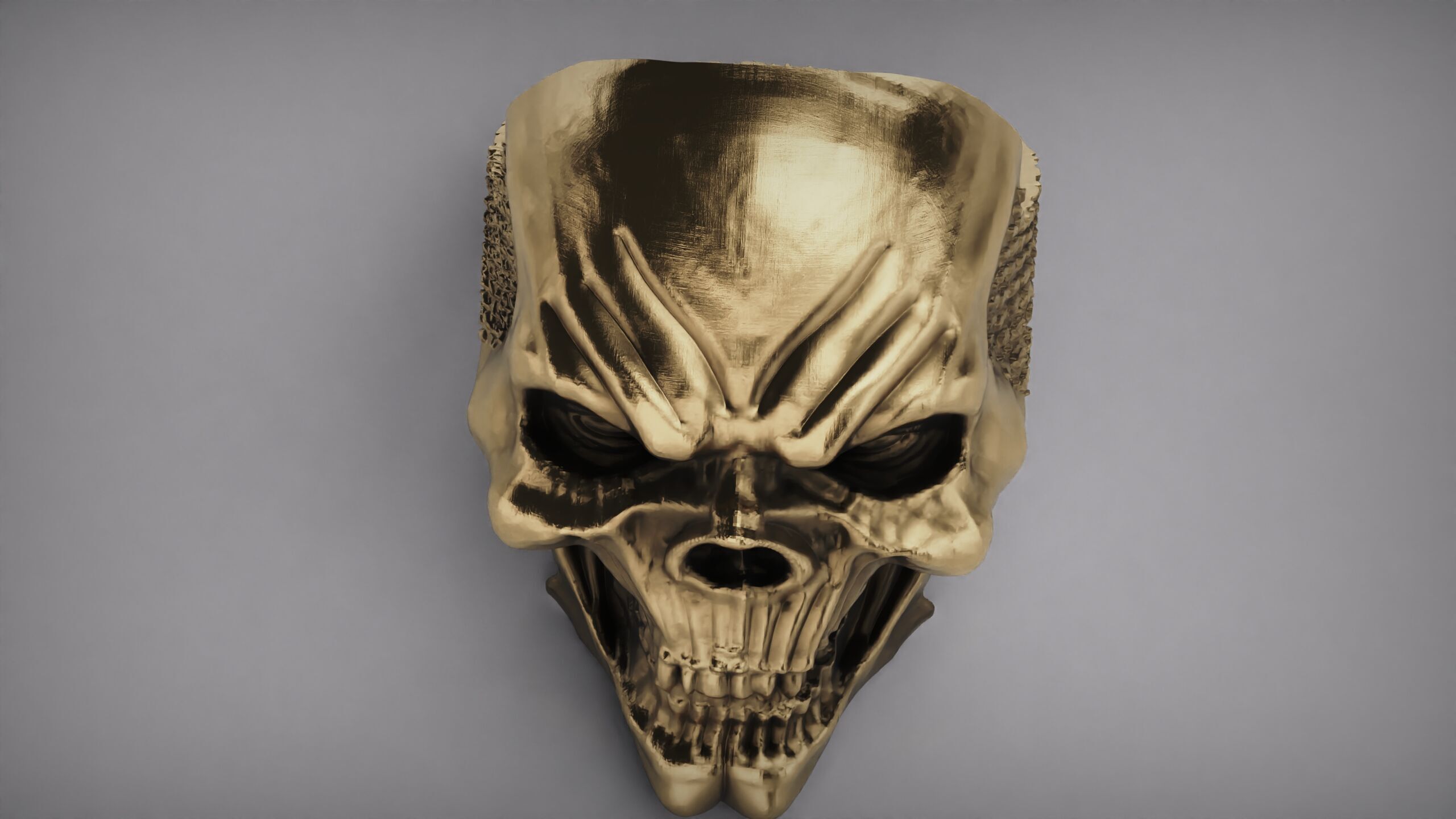 Skull Ring - Rider Ring - Silver Ring - Skeleton Ring 3D print model_18