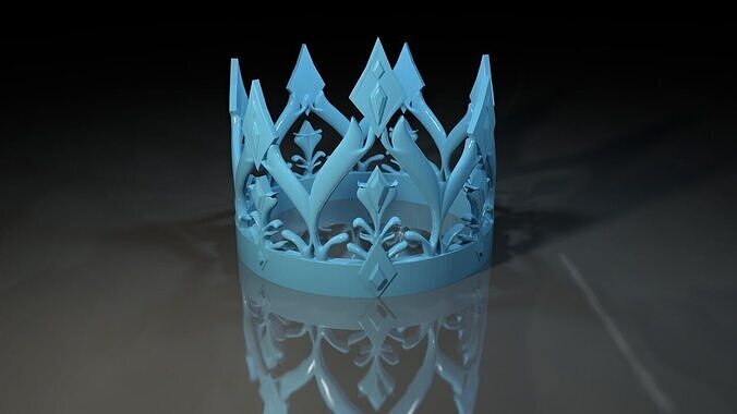 Crown of the Ice Queen 3D print model