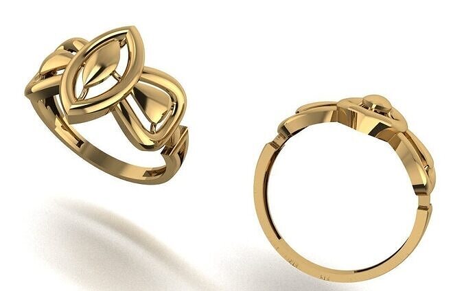 gold ring 3D print model