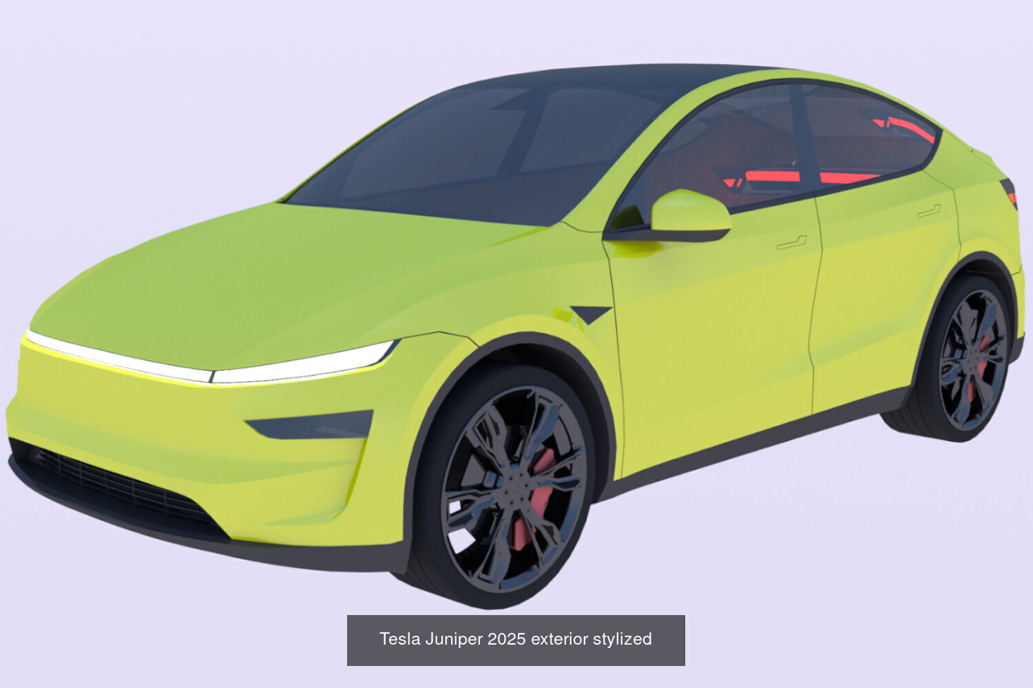 Luxeed Audi and Tesla 3D Model Collection_6