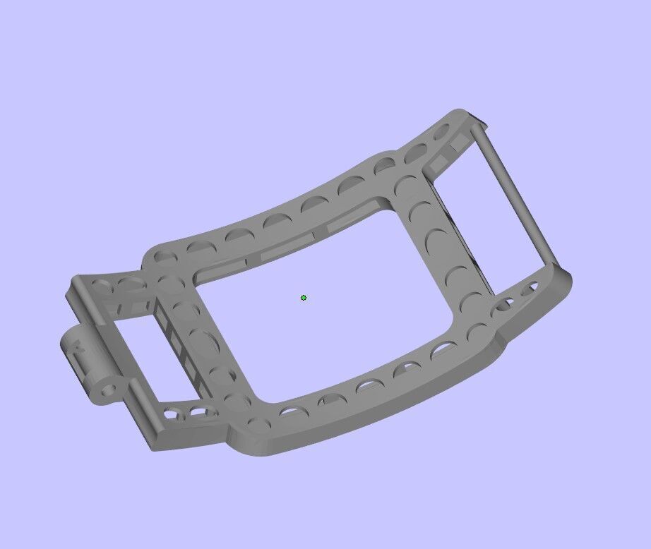 Multi piece bracelet with lock 3D print model_2