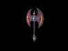 Stylized Infernal Battle Axe - AI Low-poly 3D model_1