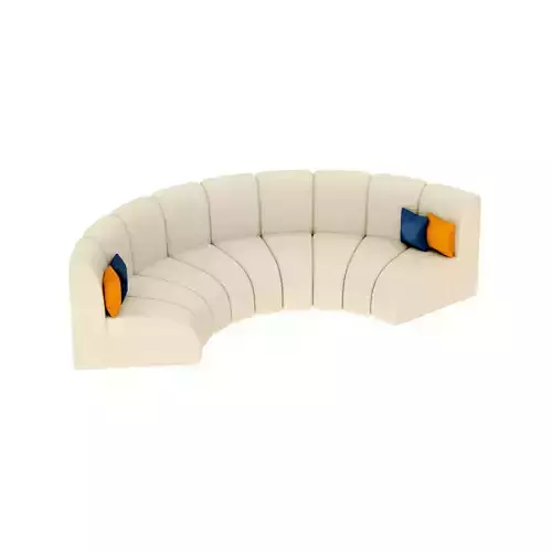  Curved sofa